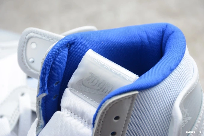 Rep Onekick CK6637-104 Racer Zoom Air Blue 1 White Jordan High Retro 0726